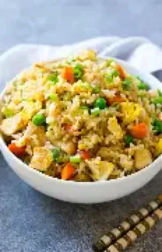 Fried Chicken with Rice